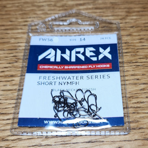Ahrex FW562 Short Nymph Freshwater Hook - Troutlore Fly Tying Shop