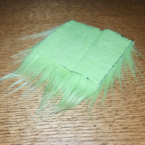 Craft Fur - Lime - Troutlore Saltwater Fly Tying Supplies Australia