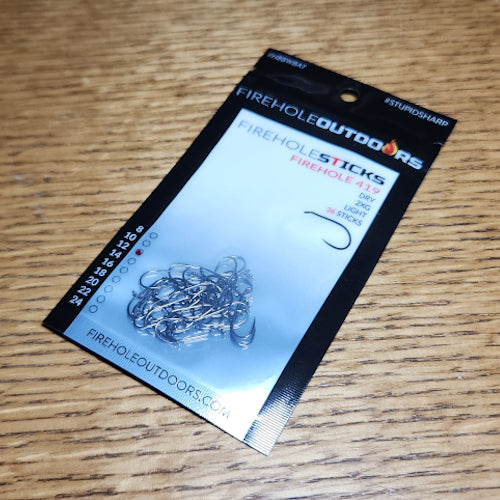Firehole 419 Dry Fly Hooks Firehole Sticks Barbless