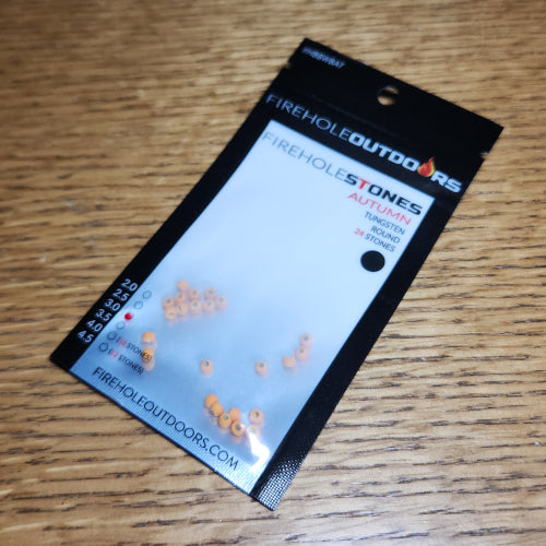Firehole Stones Tungsten Beads Autumn AVAILABLE AT TROUTLORE FLY TYING STORE AUSTRALIA