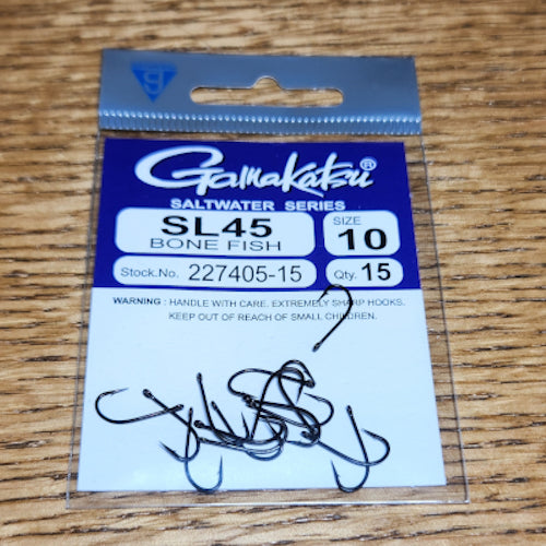 Gamakatsu SL45 Bonefish Hook AVAILABLE AT TROUTLORE FLY TYING STORE AUSTRALIA
