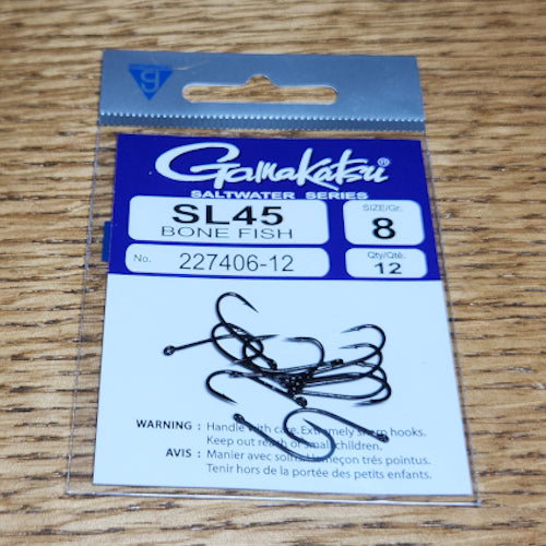 Gamakatsu SL45 Bonefish Hook AVAILABLE AT TROUTLORE FLY TYING STORE AUSTRALIA