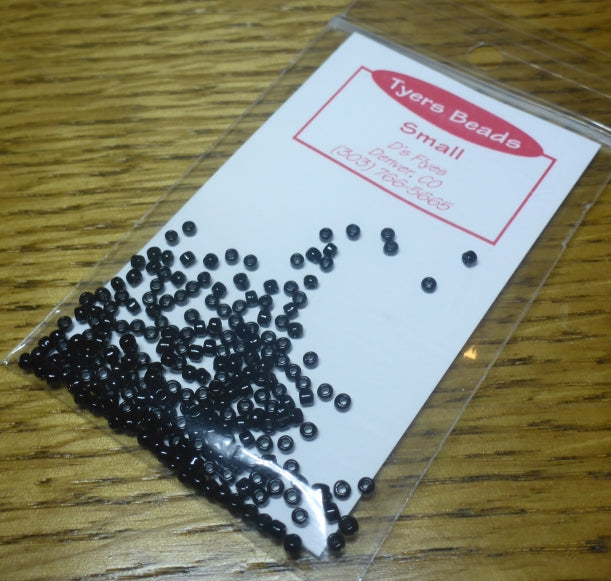 Tyers Glass Beads – Black