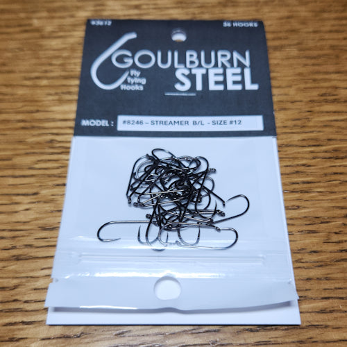 Goulburn Steel 8426 Barbless Streamer Hooks - Troutlore Fly Tying Store Australia