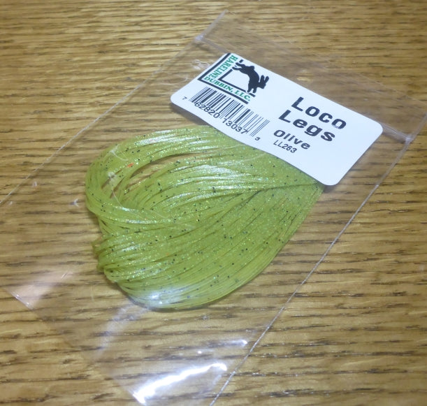 Hareline Loco Legs Olive