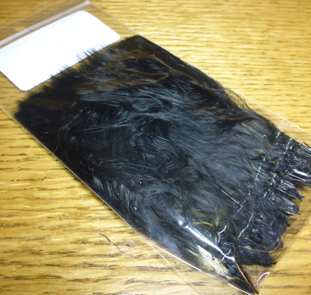 Hareline Marabou Blood Quills Black