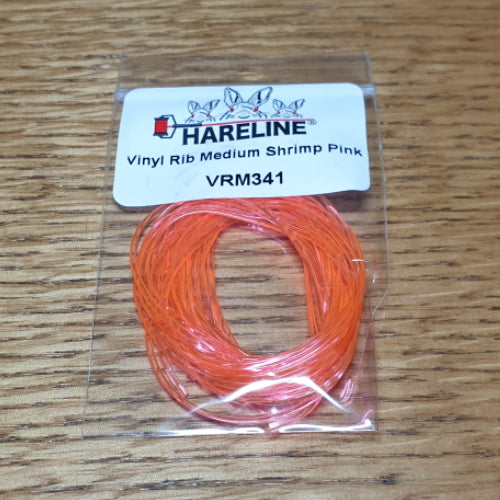 Hareline Vinyl Rib Midge Black