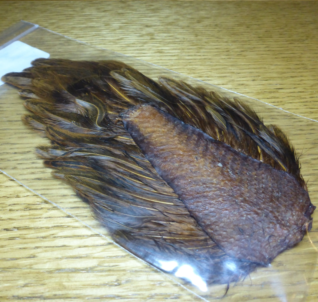 Hareline India Hen Back - Prince Nymph Brown - Troutlore Fly Tying Specialist Store Australia
