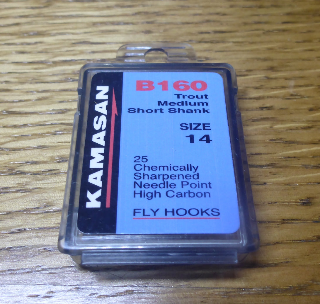 Kamasan B160 Hooks Trout Short Medium Shank - 25 Pack