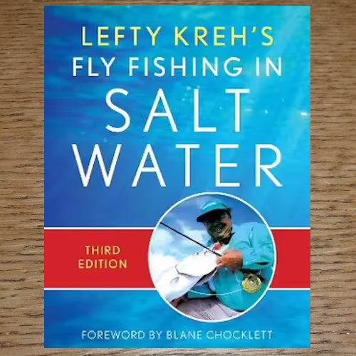 LEFTY KREH'S FLY FISHING IN SALT WATER BOOK AVAILABLE AT TROUTLORE FLY TYING STORE AUSTRALIA