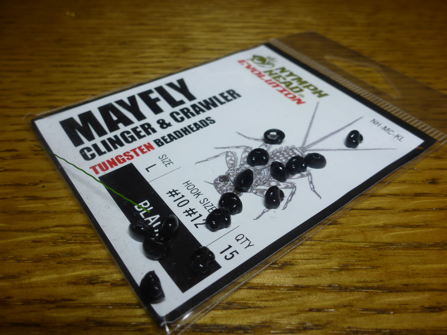 Nymph Head Evolution Mayfly Clinger Black - Troutlore Fly Tying Shop Australia