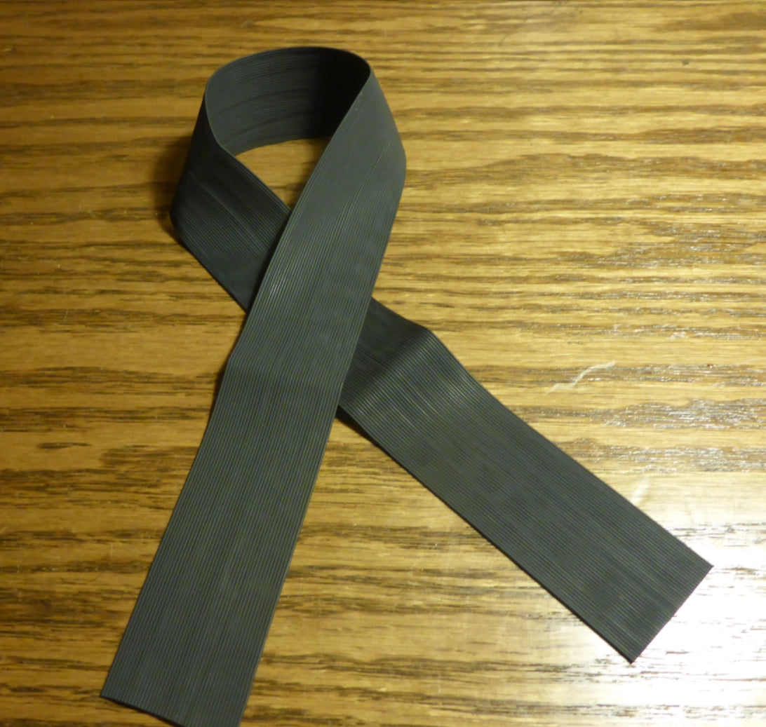 Hareline Round Rubber Legs Black - Troutlore Fly Tying Supplies Australia