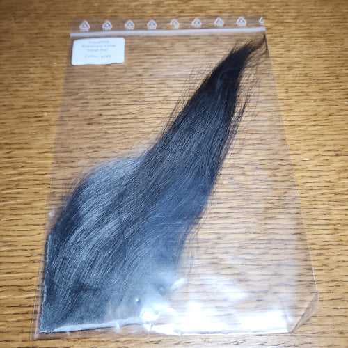 Troutline Premium Long Goat Fur - Grey - Troutlore Fly Tying Shop Australia