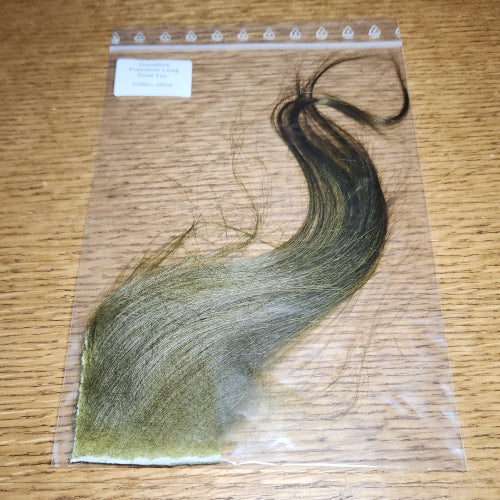 Troutline Premium Long Goat Fur - Olive - Troutlore Fly Tying Materials Australia
