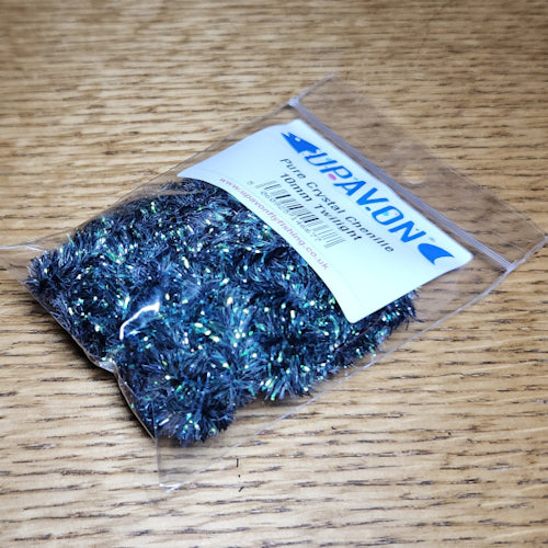 Upavon Pure Crystal Chenille - Midnight available at Troutlore Fly Tying Store in Australia