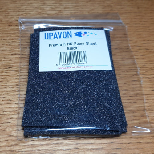 Upavon Premium HD Foam Sheet – Black - Troutlore Fly Tying Store Australia