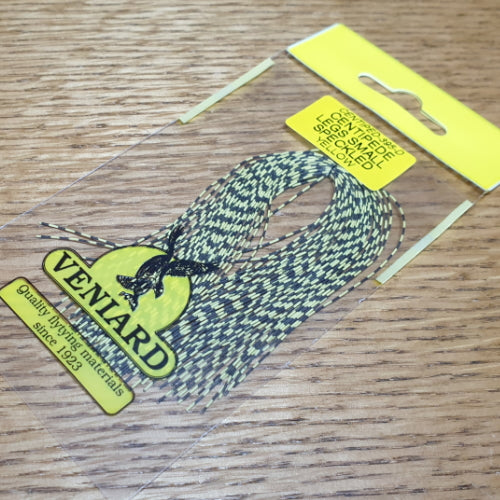 Veniard Barred Centipede Legs Yellow - Troutlore Fly Tying Supplies Australia