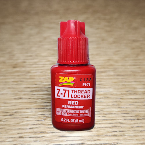 Zap-A-Gap Z-71 Red Thread Locker - Troutlore Fly Tying Loctite Glue Australia