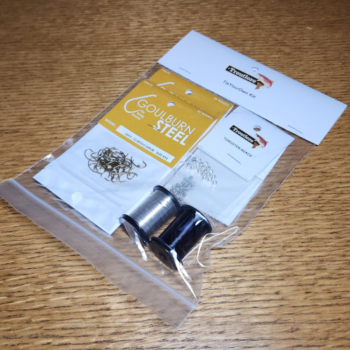 Zebra Midge Fly ‘TieYourOwn’ Kit - Troutlore Fly Tying Store Australia