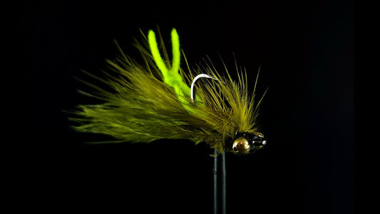 THE CLAW BUGGER CARP FLY TIED BY ROB GEE FROM TROUTLORE FLY TYING STORE IN AUSTRALIA