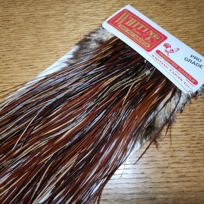 Whiting Pro Grade Saddle – Brown  - Troutlore Flyshop Australia