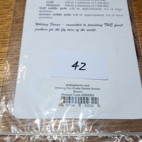 Whiting Pro Grade Saddle – Brown