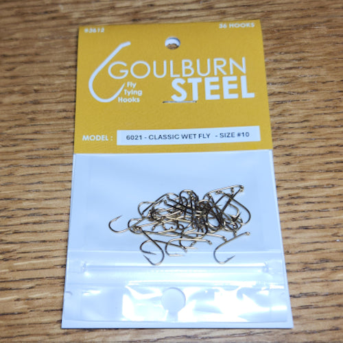 Goulburn Steel 6021 Classic Wet Fly Hooks - Troutlore Fly Tying Specialist Store Australia