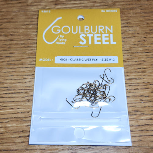 Goulburn Steel 6021 Classic Wet Fly Hooks - Troutlore Fly Tying Specialist Store Australia