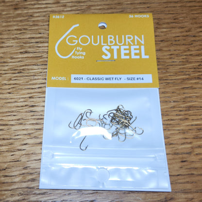 Goulburn Steel 6021 Classic Wet Fly Hooks - Troutlore Fly Tying Specialist Store Australia