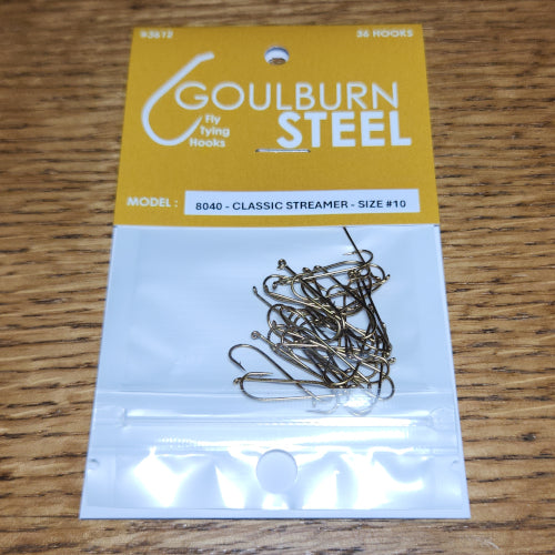 Goulburn Steel 8040 Classic Streamer Hooks - Troutlore Fly Tying Store Australia