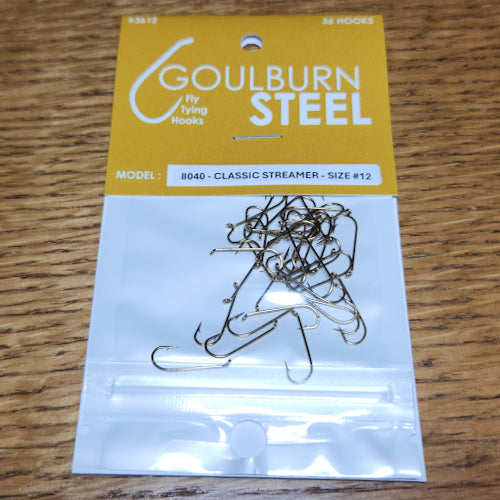 Goulburn Steel 8040 Classic Streamer Hooks - Troutlore Fly Tying Store Australia