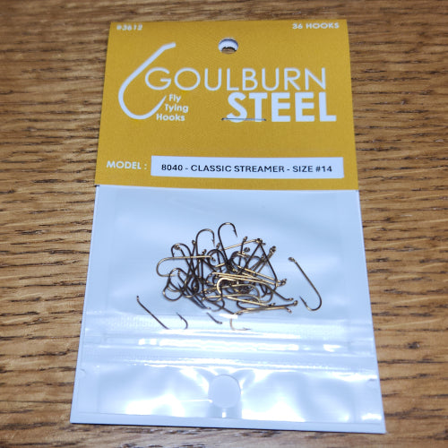 Goulburn Steel 8040 Classic Streamer Hooks