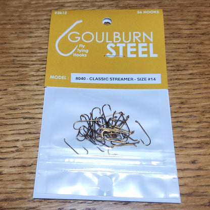 Goulburn Steel 8040 Classic Streamer Hooks
