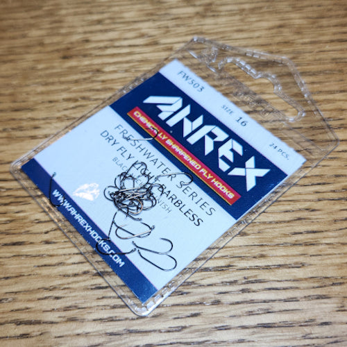 Ahrex FW503 Dry Fly Light Barbless Freshwater Hook - Troutlore Fly Tying Hooks Australia