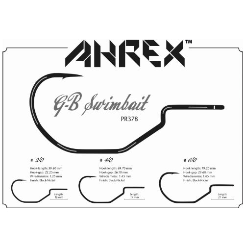 Ahrex PR378 GB Swimbait Hook – Gunnar Bremmer