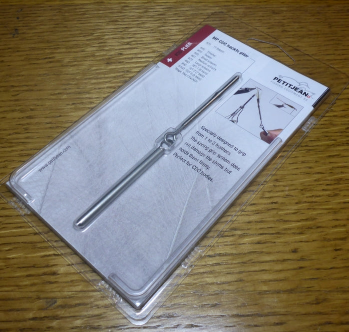 Marc Petitjean Hackle Plier - Troutlore Fly Tying Tools Australia
