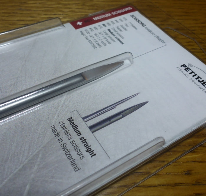 Marc Petitjean Medium Scissors - Troutlore Fly Tying Tools Australia