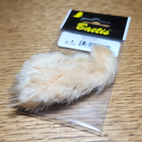 Baetis Beaver Fur Patch - Bleached - Troutlore Australia's Fly Tying Specialist Store