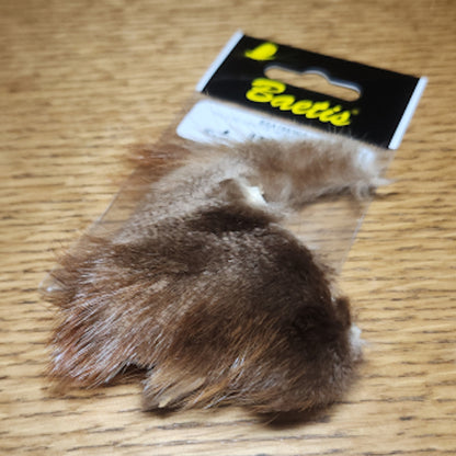 Baetis Beaver Fur Patch - Natural Brown - Troutlore Fly Tying Store Australia