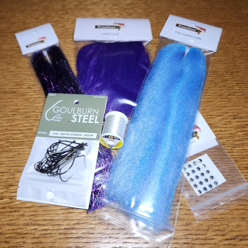 Congo Pilchard Baitfish ‘TieYourOwn’ Kit - Troutlore Fly Tying Shop Australia