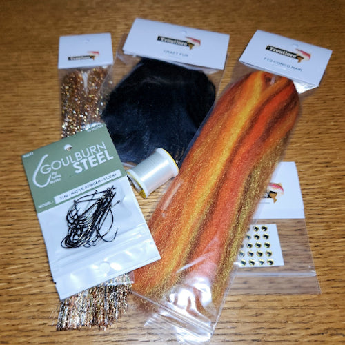 Congo Carp Baitfish ‘TieYourOwn’ Kit - Troutlore Fly Tying Store Australia
