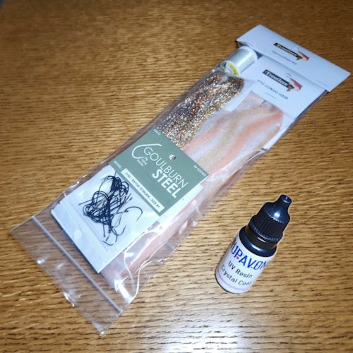 Congo Prawn Cocktail Baitfish ‘TieYourOwn’ Kit - Troutlore Fly Tying Store and Fly Shop Australia