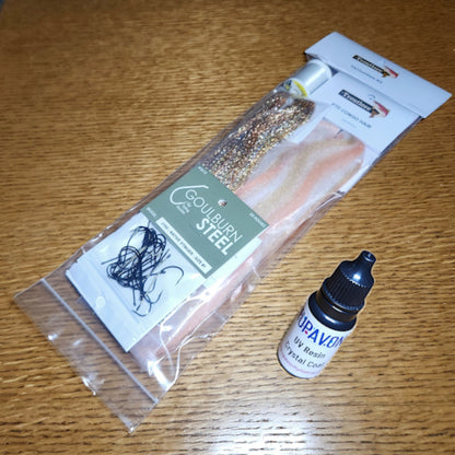 Congo Prawn Cocktail Baitfish ‘TieYourOwn’ Kit - Troutlore Fly Tying Store and Fly Shop Australia