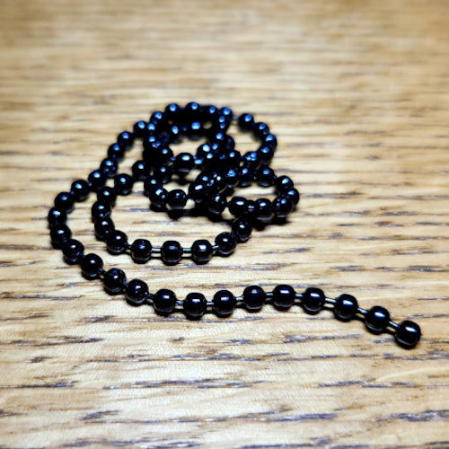 Bead Chain Eyes - Black - Troutlore Fly Tying Store and Fly Shop Australia