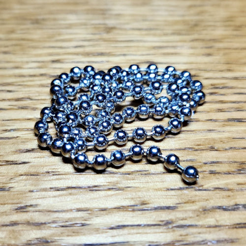 Bead Chain Eyes - Silver - Troutlore Fly Tying Store and Fly Shop Australia