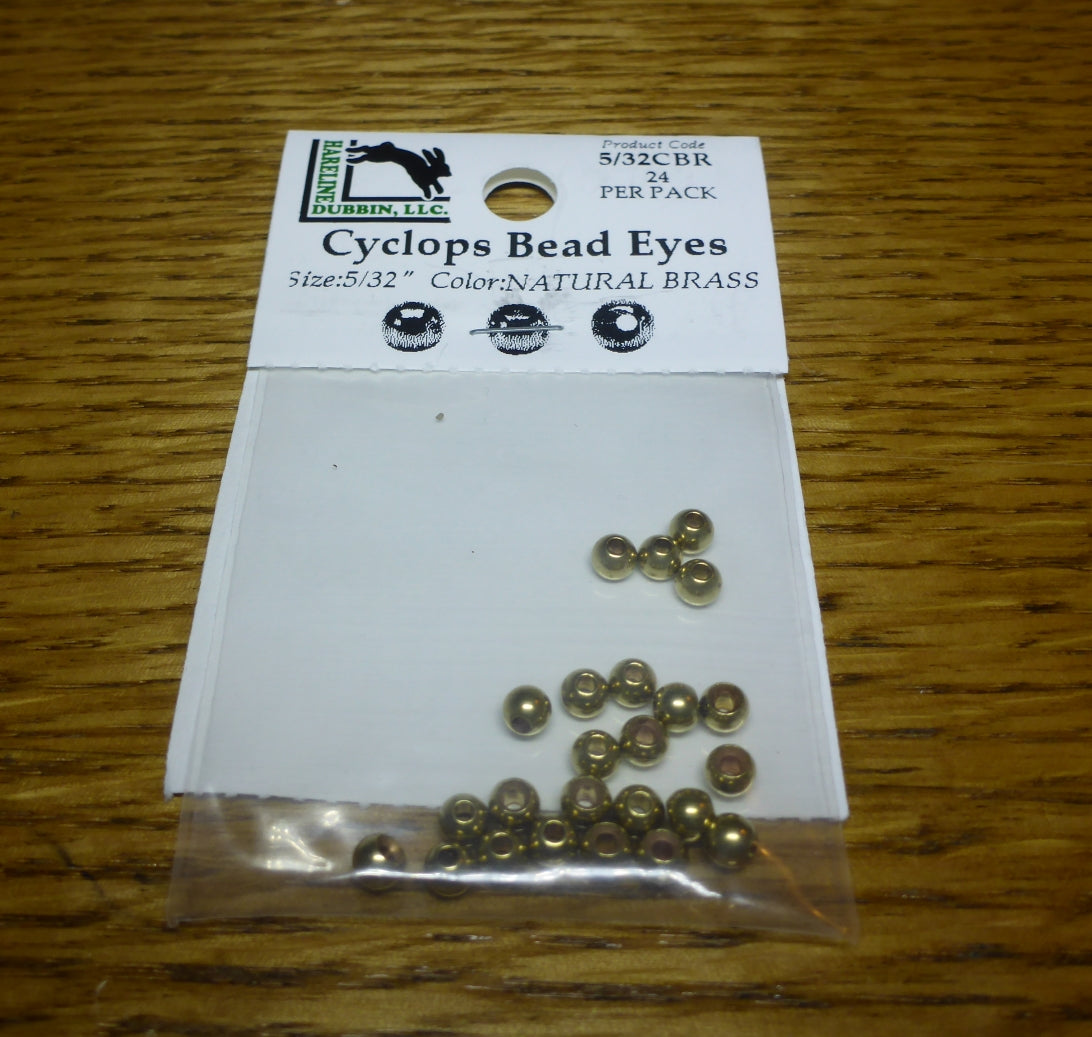 Brass Cyclops Bead Eyes Brass – 24 Pcs