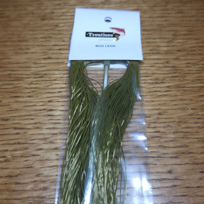 Bug Legs Light Olive - Troutlore Fly Tying Store Australia