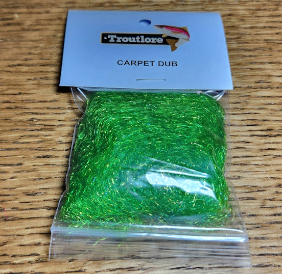 Troutlore Carpet Dub - Sparkle Weed Dubbing from THE Fly Tying Specialist Store in Australia
