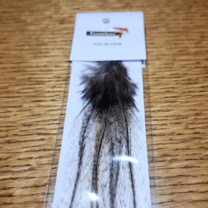 Coq De Leon - Speckled Badger - Troutlore Fly Tying CDL Australia