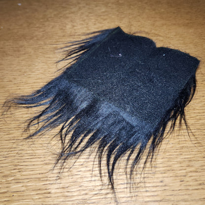 Craft Fur - Black  - Troutlore Saltwater Fly Tying Materials Australia